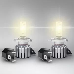 Led Kit H4/R2/H19 Osram 12Volt 14/14Watt LEDriving HL Vintage 2700k 64193DWVNT-2MB 2 pcs-image-6313610