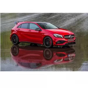 Front Bumper suitable for Mercedes-Benz A-Class W176 12-18 A Design A45 Facelift Look-image-6313790