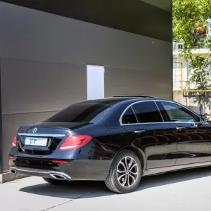 Trunk Spoiler suitable for Mercedes-Benz E-Class W213 16+ ABS Plastic Piano Black-image-6313809