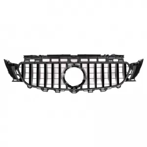 Front Grille suitable for Mercedes-Benz E-Class W213 16-19 GT A Design Panamericana Look Black 1pc-image-6313822