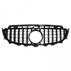 Front Grille suitable for Mercedes-Benz E-Class W213 16-19 GT A Design Panamericana Look Black 1pc-image-6313824