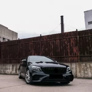 Front Grille suitable for Mercedes-Benz E-Class W213 16-19 GT A Design Panamericana Look Black 1pc-image-6313825