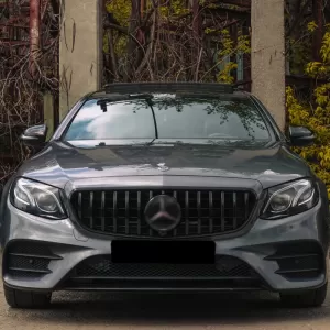 Front Grille suitable for Mercedes-Benz E-Class W213 16-19 GT A Design Panamericana Look Black 1pc-image-6313826