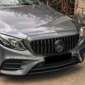 Front Grille suitable for Mercedes-Benz E-Class W213 16-19 GT A Design Panamericana Look Black 1pc-image-6313827