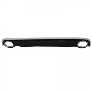 Rear Bumper Diffuser suitable for Audi A7 4G 10-14 RS7 Look Standard Bumper with Exhaust Tips from ABS Plastic-image-6314119
