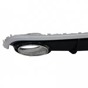 Rear Bumper Diffuser suitable for Audi A7 4G 10-14 RS7 Look Standard Bumper with Exhaust Tips from ABS Plastic-image-6314123