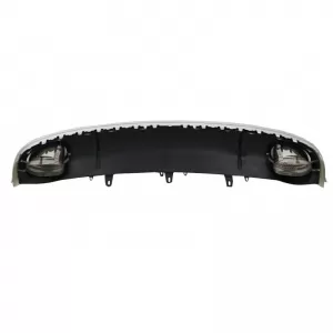 Rear Bumper Diffuser suitable for Audi A7 4G 10-14 RS7 Look Standard Bumper with Exhaust Tips from ABS Plastic-image-6314124
