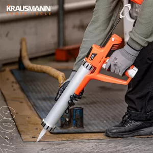 Electric Silicone Gun 2 Lithium Battery 12V 2x1.5Ah With Case Krausmann 1400-image-6314164