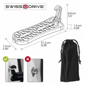 Door Step suitable for Easy Access To Roof Rack & Safety Hammer 2 In 1 Swiss Drive EPA0215-image-6314285