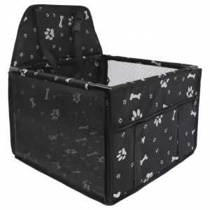 Pet Car Protective Carrier Bag Black Color Suitable for Pets 38.5 x 38.5 x 27cm 1 Piece-image-6314299