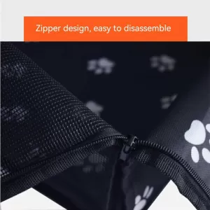 Pet Car Protective Carrier Bag Black Color Suitable for Pets 38.5 x 38.5 x 27cm 1 Piece-image-6314302