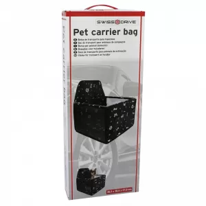 Pet Car Protective Carrier Bag Black Color Suitable for Pets 38.5 x 38.5 x 27cm 1 Piece-image-6314307