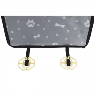Pet Car Protective Carrier Bag Grey Color Suitable for Pets 38.5 x 38.5 x 27cm 1 Piece-image-6314319