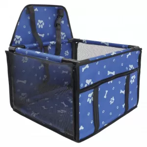 Pet Car Protective Carrier Bag Blue Color suitable for Pets 38.5 x 38.5 x 27cm 1 Piece-image-6314340
