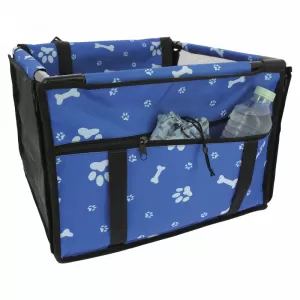 Pet Car Protective Carrier Bag Blue Color suitable for Pets 38.5 x 38.5 x 27cm 1 Piece-image-6314344