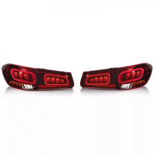 Taillights Set suitable for Mercedes-Benz GLC C253/X253 Pre-Face To Facelift Look Full Led Bar Red/Crystal Carner-image-6314648