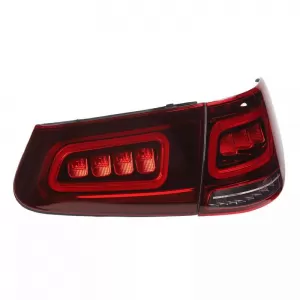 Taillights Set suitable for Mercedes-Benz GLC C253/X253 Pre-Face To Facelift Look Full Led Bar Red/Crystal Carner-image-6314652