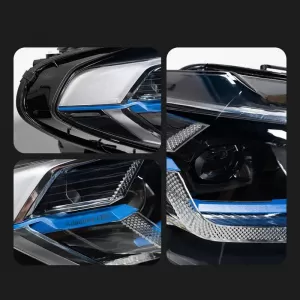Headlights Set Suitable for BMW X3 G01 / G08 18-22 LED Laser Style Black Carner-image-6314675