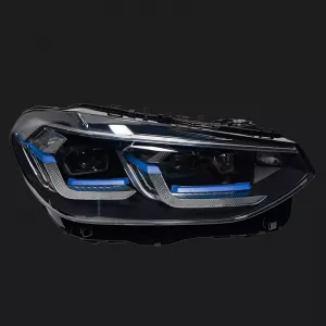 Headlights Set Suitable for BMW X3 G01 / G08 18-22 LED Laser Style Black Carner-image-6314676