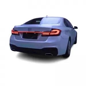 Tailights Set suitable for BMW 5 F10 / F18 11-17 G30 Look Full LED Bar With Center Light Dynamic Carner-image-6314685