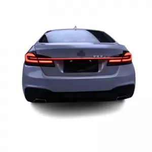 Tailights Set suitable for BMW 5 F10 / F18 11-17 G30 Look Full LED Bar With Center Light Dynamic Carner-image-6314686