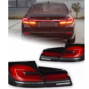 Tailights Set suitable for BMW 5 F10 / F18 11-17 G30 Look Full LED Bar With Center Light Dynamic Carner-image-6314689