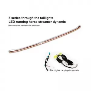Tailights Set suitable for BMW 5 F10 / F18 11-17 G30 Look Full LED Bar With Center Light Dynamic Carner-image-6314694