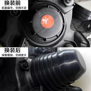 Headlight Rubber Cover Multisize Suitable For Sizes: 70mm, 75mm, 80mm, 85mm, 90mm, 95mm and 100mm (Height: 100mm) 1 Pc-image-6314831