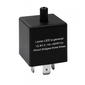 Relay Flasher suitable for LED 12 Volt Adjustable Negative Connection 0.02A-20A CF14KT 1 Pc