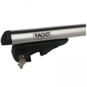 Roof Bars Aluminum Rackit RK004 135cm Universal Railing System Set With Fixing Kit Silver 2 Pieces-image-6315084