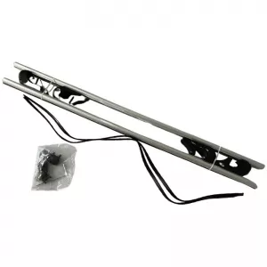Roof Bars Aluminum Rackit RK004 135cm Universal Railing System Set With Fixing Kit Silver 2 Pieces-image-6315085