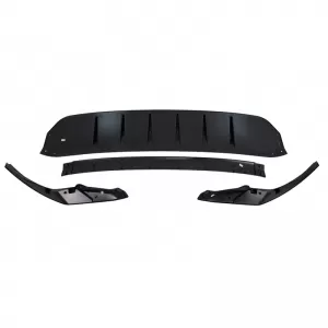 Front Spoiler suitable for Audi Q8 S-Line (2018-2023) Gloss Black 4 pcs-image-6315101