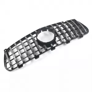 Front Grille suitable for Mercedes-Benz GLA X156 Facelift 17-21 Panamericana Look Black/Chrome 1 Pc-image-6315137