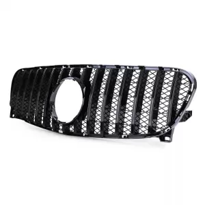 Front Grille suitable for Mercedes-Benz GLA X156 13-16 Panamericana Look Gloss Black 1 Pc-image-6315157