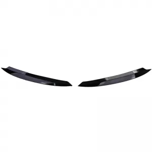 Headlight Covers Eyebrows suitable for VW Golf 7 12-21 Evil Eye Gloss Black 2 Pcs-image-6315178