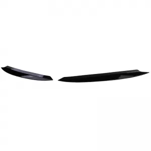 Headlight Covers Eyebrows suitable for VW Golf 7 12-21 Evil Eye Gloss Black 2 Pcs-image-6315179
