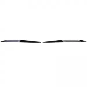 Headlight Covers Eyebrows suitable for VW Golf 7 12-21 Evil Eye Gloss Black 2 Pcs-image-6315182