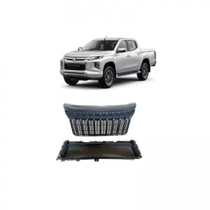 Front Grille suitable for Mitsubishi L200 2019+ Black Mat-image-6315194