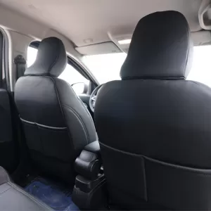 Seat Covers Otom Custom Fit suitable for Dacia Duster 2018-2021 Sued / Rachel / Artificial Leather Front / Rear Set 15 Pieces Black 34015_ONKY_LD-image-6315232
