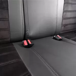 Seat Covers Otom Custom Fit suitable for Dacia Duster 2018-2021 Sued / Rachel / Artificial Leather Front / Rear Set 15 Pieces Black 34015_ONKY_LD-image-6315233