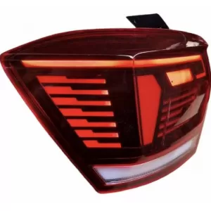 Tailights Set Suitable for VW Polo AW 2018+ LED R-Line Look Red/Crystal-image-6315242