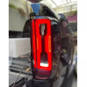 Taillights Set suitable for Isuzu D-Max 2020+ LED Bar Black-image-6315277