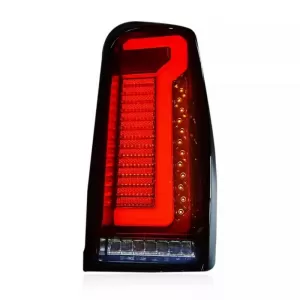Tailights Set suitable for Mitsubishi L200 2019+ Led Bar Red Smoke-image-6315287