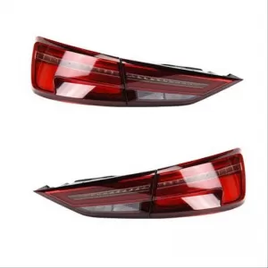 Tailights Set suitable for Audi A3 8V 2013-2019 Sedan Led Bar Red/Smoke-image-6315297