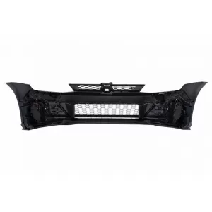 Front Bumper suitable for VW Golf VII (7) 13-17 Upgrade to GTI 7.5 Look 17-19 Set With Grille & Led Fog Lights-image-6315330