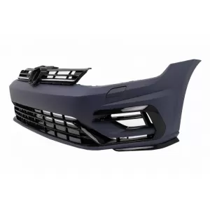 Front Bumper Suitable for VW Golf VII (7.5) 16-20 Facelift R-Look With Grille-image-6315352
