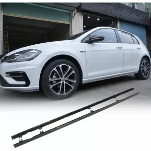 image-30-Side Skirts suitable for VW Golf VII (7 & 7.5) 12-20 R Look From Abs Plastic 2 Pcs