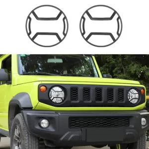 Head Light Covers suitable for Suzuki Jimny 2019+ Metal 2 Pcs-image-6315503