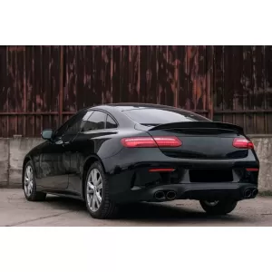 Trunk Spoiler suitable for Mercedes-Benz E-Class C238 Coupe 2016+ ABS Plastic Piano Black-image-6315552