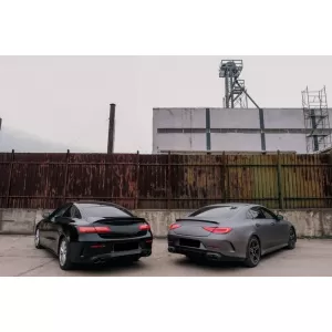 Trunk Spoiler suitable for Mercedes-Benz E-Class C238 Coupe 2016+ ABS Plastic Piano Black-image-6315553